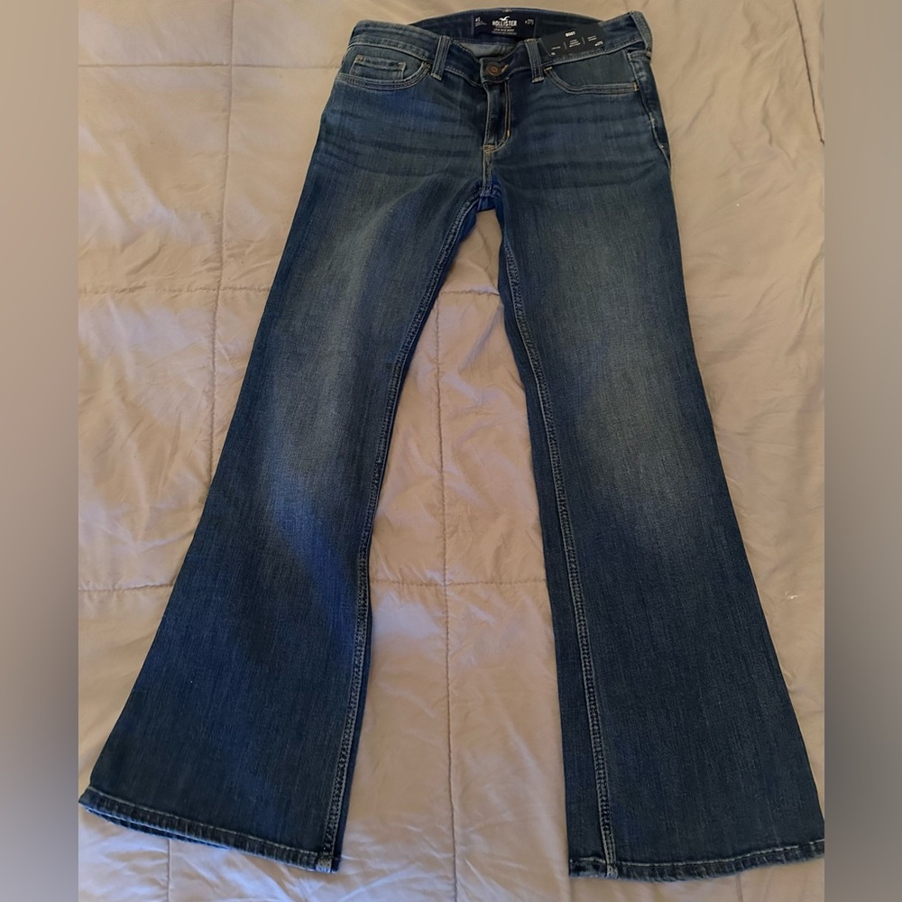 Hollister Dark Blue Flare Jeans